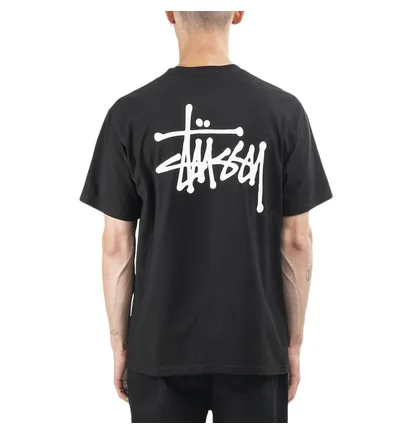 Stüssy Basic Tee (Schwarz)