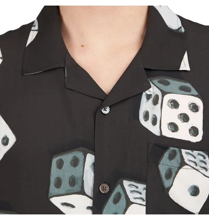 Stüssy Dice Pattern Shirt (Schwarz)