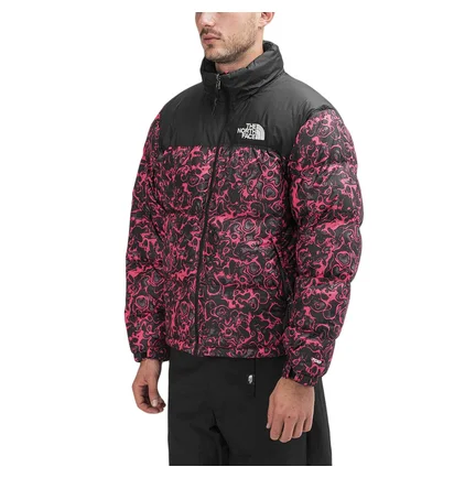 The North Face M 1996 Retro Nuptse Jacket (Rosa / Rot / Schwarz)
