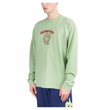 Brain Dead Oracle Pique Long Sleeve Shirt (Grün)