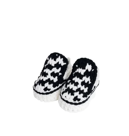 Baby Sneakers Vans Checker (Schwarz / Weiß)