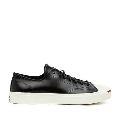 Converse Jack Purcell Leather OX (Schwarz / Weiß)