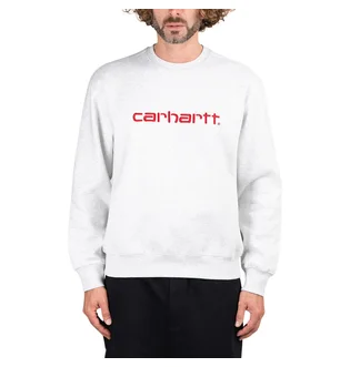 Carhartt WIP Carhartt Sweatshirt (Grau / Rot)