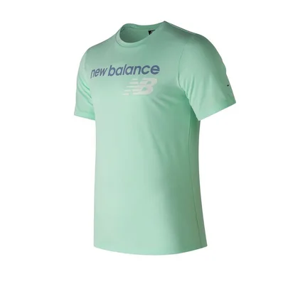 New Balance MT73581 Athletics Main Logo Tee (Sea Foam)
