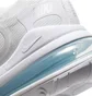 Nike Air Max 270 React (Weiß / Grau)