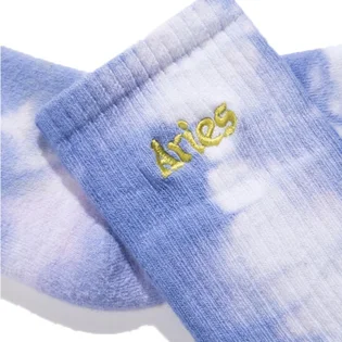 Aries Tie DYE Socks (Lila / Weiß)