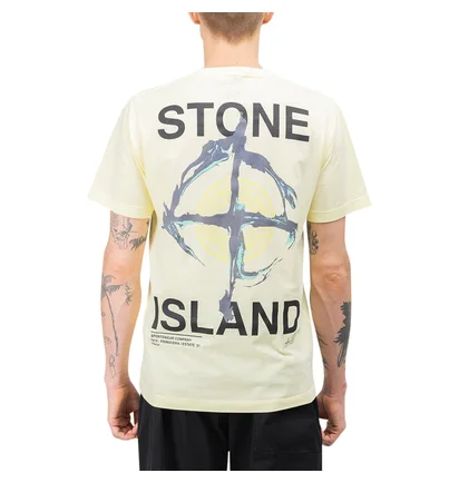 Stone Island Marble Three T-Shirt (Hellgelb)