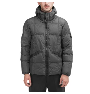 Stone Island Real Down Jacket (Grau)