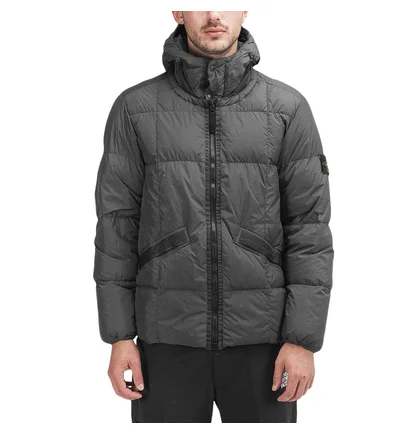 Stone Island Real Down Jacket (Grau)