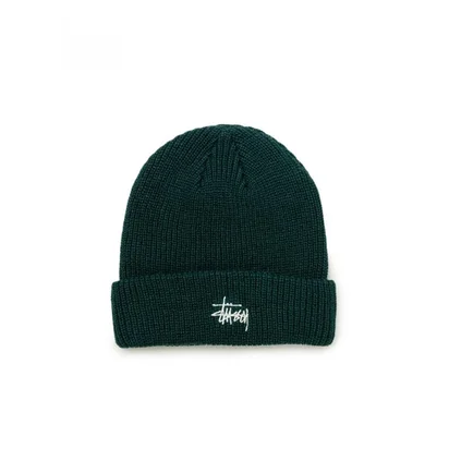 Stüssy Basic Cuff Beanie (Grün)