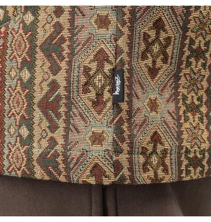 Stüssy Tapestry Classic Coach Jacket (Braun / Multi)