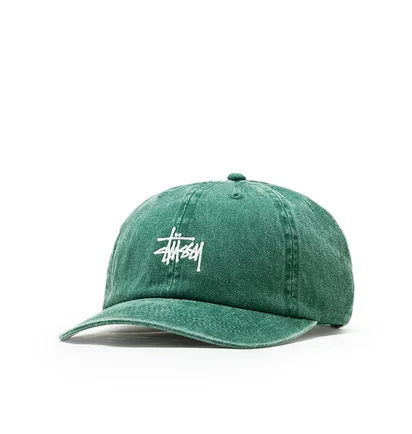 Stüssy Washed Stock Low Pro Cap (Grün)