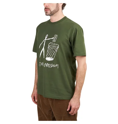 T.I.M.E. Total Freedom SS Tee (Grün / Weiß)