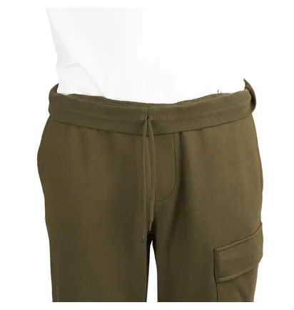 C.P. Company Diagonal Raised Fleece Cargo Sweatpants (Grün)