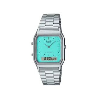 Casio AQ-230A-2A2MQYES (Silber / Türkis)