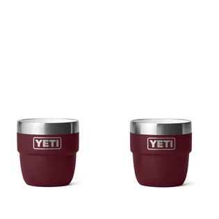 Yeti Rambler Stackable Espresso Cups 4oz (Weinrot)