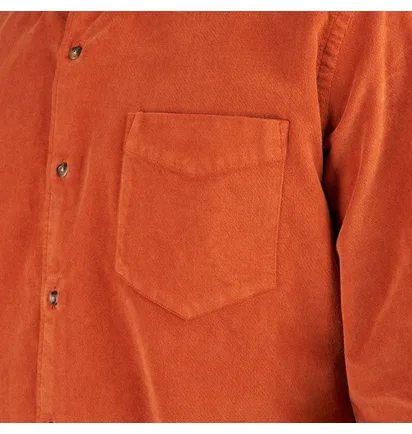 Edmmond Studios Microcord Shirt (Orange)