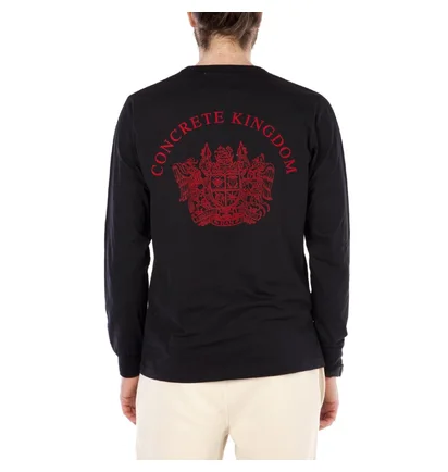 Han Kjobenhavn Long Sleeve Tee Artwork (Schwarz)