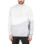 Nike Swoosh Woven Halfzip Jacket (Grau / Weiß / Beige)