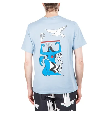 Parra Mother Nature T-Shirt (Blau)