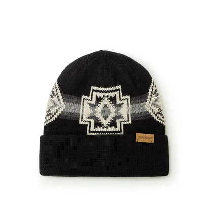 Pendleton Knit Beanie (Schwarz / Grau)