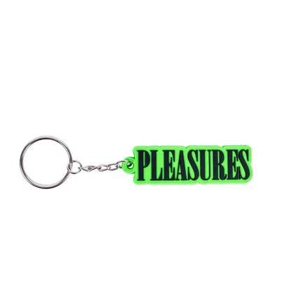 Pleasures Balance Logo PVC Keychain (Grün / Schwarz)