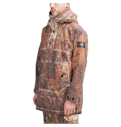 Stone Island Paintball Camo Anorak (Braun / Rot)