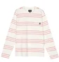 Stüssy Trinity Stripe Crew Longsleeve (Natural)