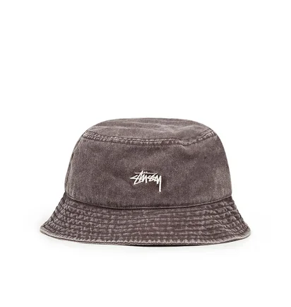Stüssy Washed Stock Bucket Hat (Braun)