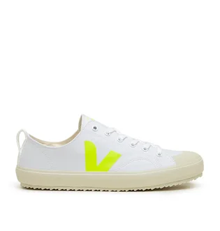 Veja Nova Canvas White Jaune Fluo (White / Yellow)