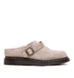 Dr. Martens Isham Faux Shearling Lined Suede Mules (Beige)