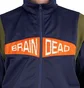 Brain Dead Alonzo Paneled Rib Track Jacket (Navy / Grün)