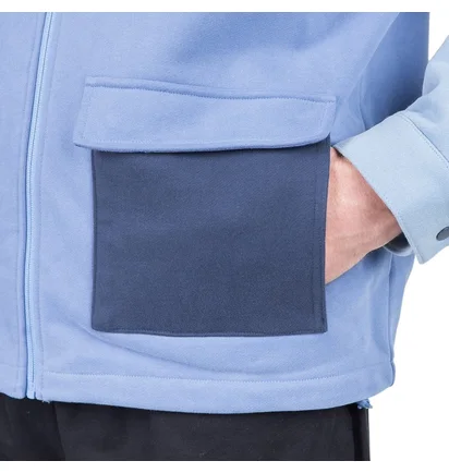 Dime Brushed Cotton Track Jacket (Blau)