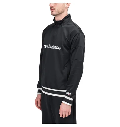 New Balance MT93545 REP Athletics Stadium Pullover (Schwarz / Weiss)