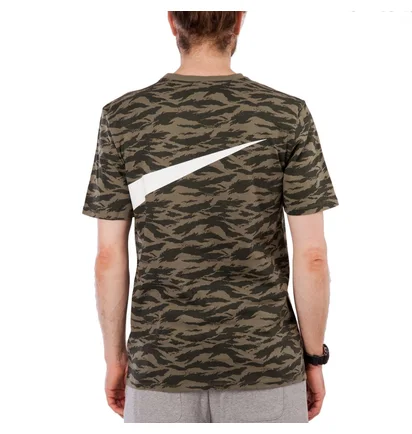 Nike Sportswear T-Shirt (Oliv / Weiß)