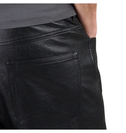 Pleasures Vegan 5 Leather Pocket Pant (Schwarz)