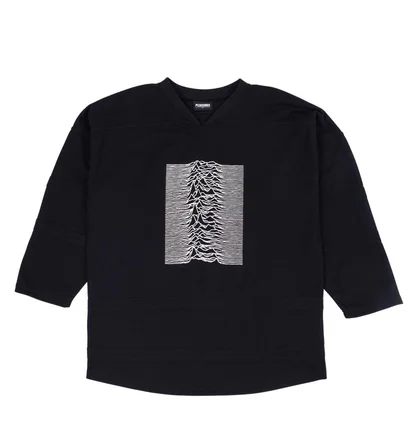 Pleasures x Joy Divison Interzone Hockey Jersey (Schwarz)