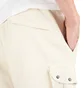 Stone Island Cotton Fleece Bermuda Cargo Shorts (Beige)
