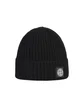 Stone Island Ribbed Beanie (Schwarz)