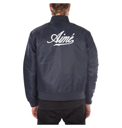 Aimé Leon Dore Satin Team Jacket (Navy)
