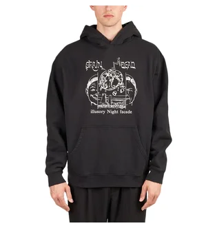 Brain Dead Night Facade Hoodie (Schwarz)
