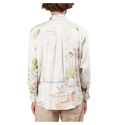 Carne Bollente A Curious Night Allover Shirt (Weiß)