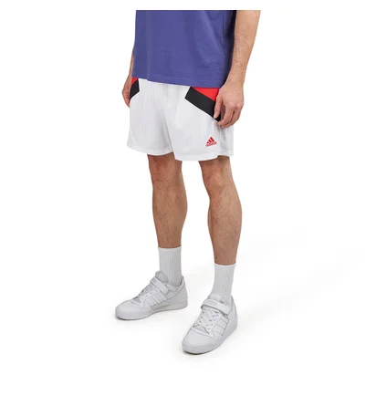 adidas Camisa CR Flamengo Icon Shorts (Weiß / Rot)