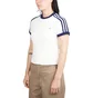 adidas Knit T-Shirt (Weiß / Blau)