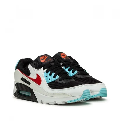 Nike WMNS Air Max 90 (Weiß / Schwarz / Rot)
