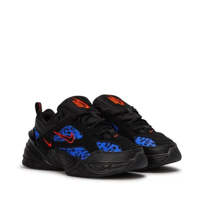 Nike WMNS M2K Tekno 'Black Leopard' (Schwarz / Blau)