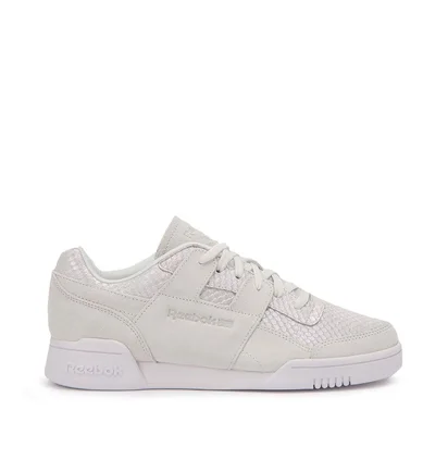 Reebok Workout LO Plus Textural W (Silbergrau / Weiß)
