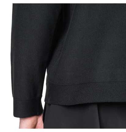 Snow Peak Co/Pe Dry L/S Pullover (Schwarz)