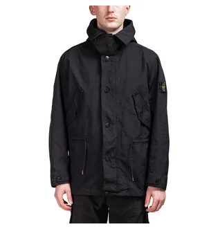 Stone Island David TC Short Parka (Dunkelblau)