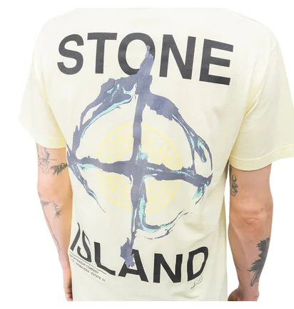 Stone Island Marble Three T-Shirt (Hellgelb)
